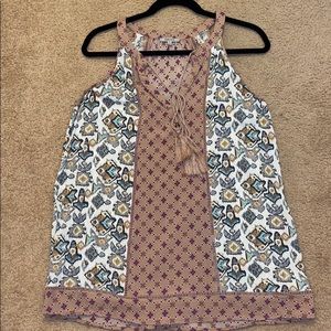 Patterned tank top